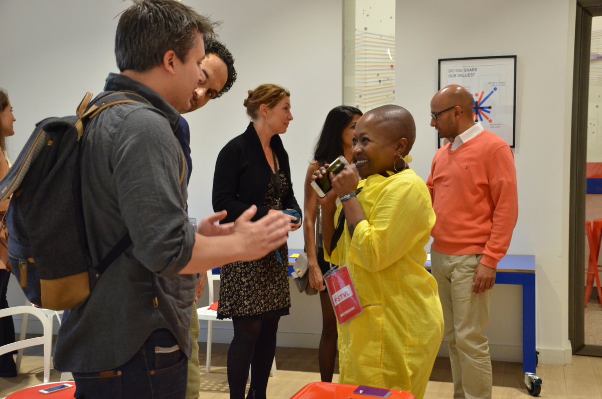 THNKschool's tweet image. #FSTVL Afternoon Day 2. Meeting adversity head-on and reframing personal setbacks.