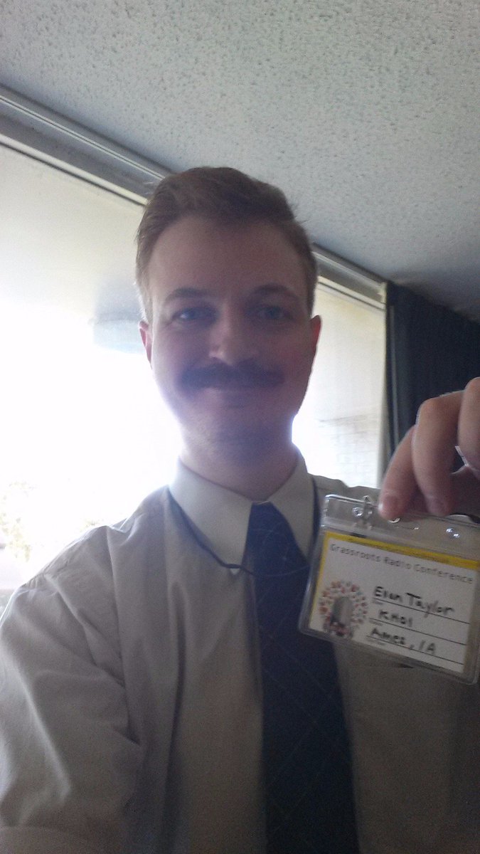 ET_ph0n3_h0m3's tweet photo. Ready for #GRC16 breakout sessions. "Survey of Radio Automation Systems" here I come! https://t.co/o4Sq4B0Mpk