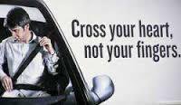 Cross your heart, not your fingers. Wear seat belts this Thanksgiving #BeSafe