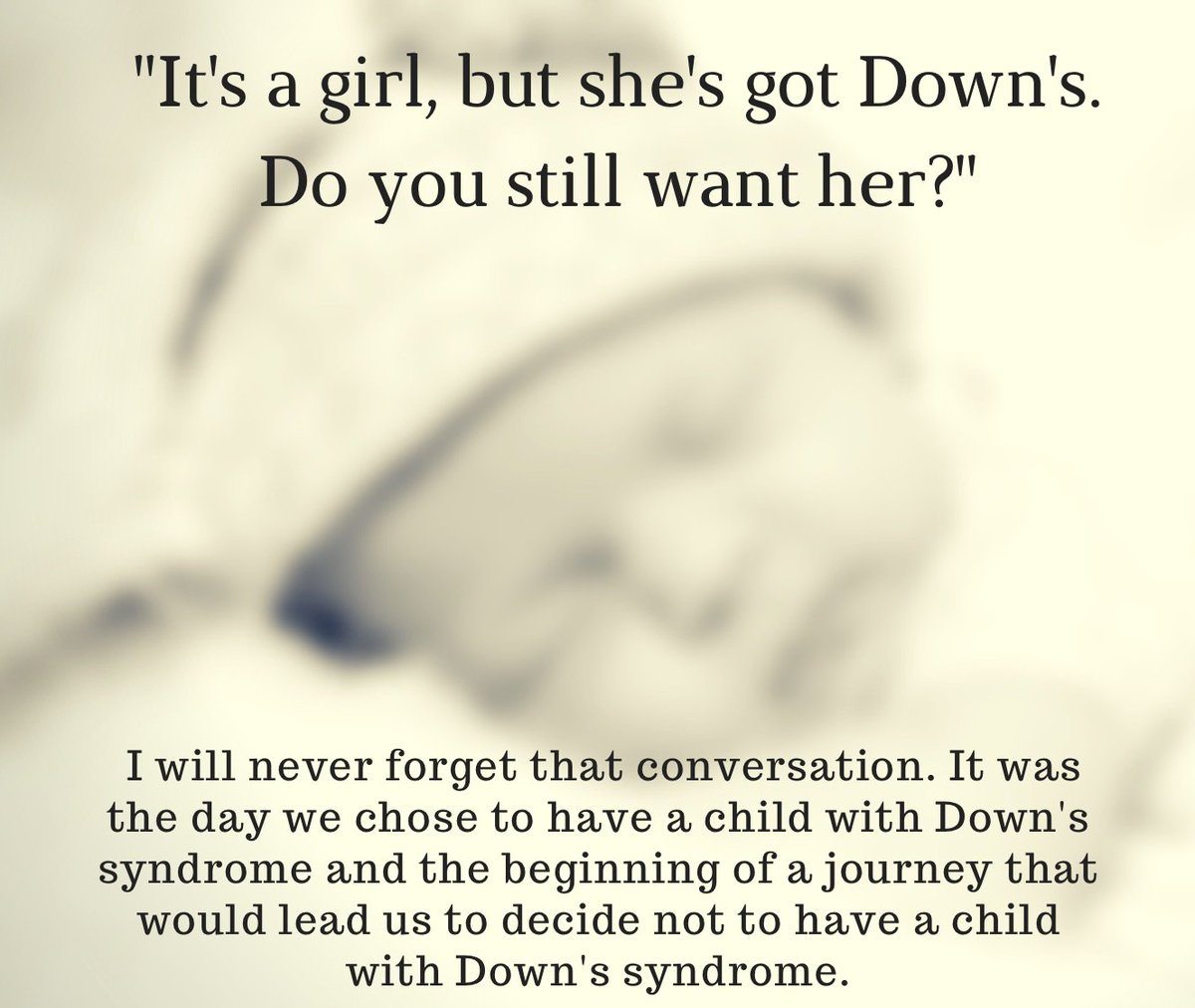 krishk's tweet photo. Impossible choices, Down's Syndrome &amp; Grace 
@sallyephillips
https://t.co/MzWYxGcS6M https://t.co/ACspNoDNd1