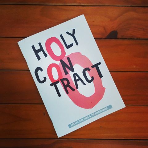 davidfick's tweet photo. One fresh innovation at @CTFringe is the #HolyContract programme, which includes the full play text! Fab way to get it out into the world! https://t.co/NUjH6x1evo