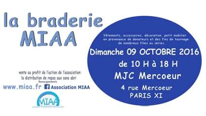 n95i's tweet photo. La Braderie MIAA Mouvement d'#Intermittents d'Aide..c'est demain 9 oct.@ MJC Mercoeur 75011 https://t.co/xH0wNS7Ume https://t.co/wHHyeMxvFD