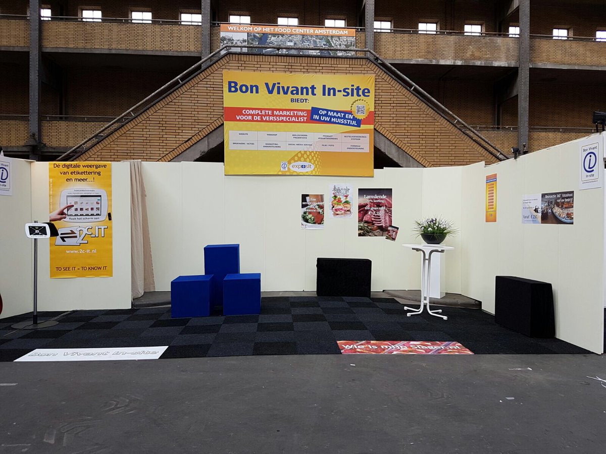 Zo, de stand voor de VAS 2016 is er klaar voor! We ontmoeten u graag maandag en dinsdag! #slager #vakbeurs #vas2016 <a href="/Slavakto/">Slavakto</a>