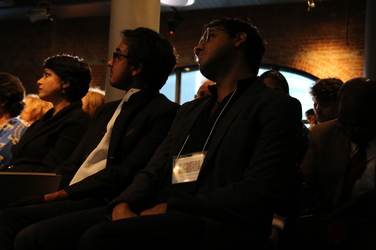 ShashiTharoor's tweet photo. #IAACLitFest2016 got off to a rousing start last night. @ishaantharoor &amp; @kanishktharoor in audience! Look fwd to my session w/them tomorrow https://t.co/GOM1r5RgJk