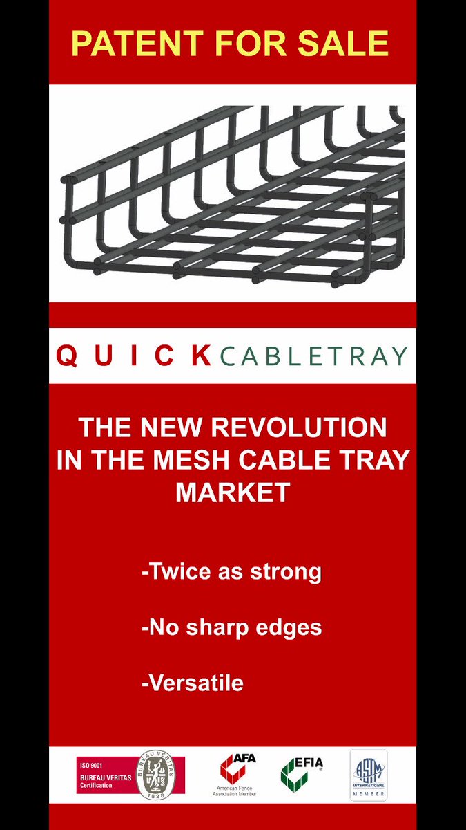 QuickCableTray's tweet photo. @necaboston @necanet Introducing for first time the Strongest cable tray at Booth #853 #cabletray https://t.co/ETLrYhdxpV