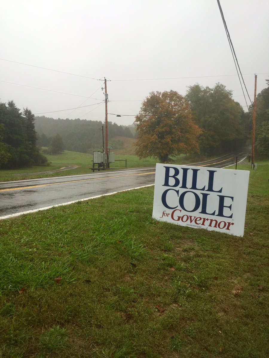HomeGrownWV's tweet photo. New Bill Cole signs going up near Second Creek in Monroe County. @BillColeWV #BillCole #WVPOL #WV #NextWVGov https://t.co/AmdvhR3qb0