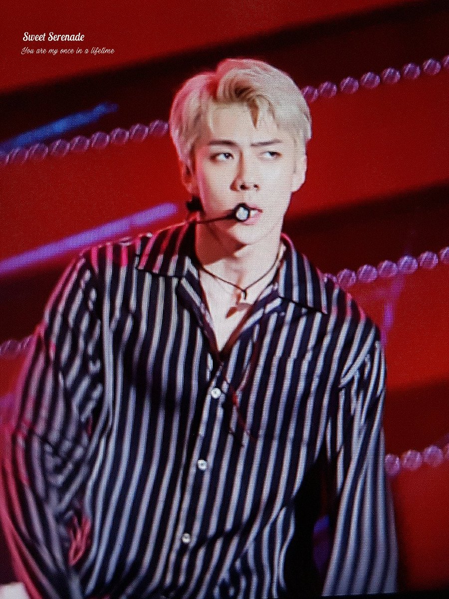 161008 MBC KOREAN MUSICWAVE #SEHUN #세훈 that's right, my type!💕