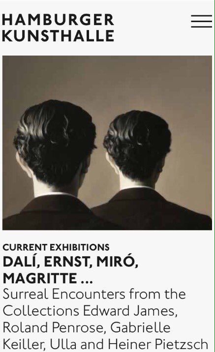 FarleysHG's tweet photo. #SurrealEncounters #surrealeBegegnungen that was @NatGalleriesSco is now open @KunsthalleHH https://t.co/W9jy1zPssb https://t.co/ashlsSgAOy