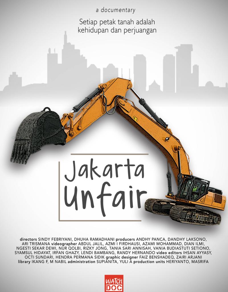 Dandhy_Laksono's tweet photo. JAKARTA UNFAIR (trailer). Sutradara: Sindy Febriyani (UMN) dan Dhuha Ramadhani (UI). https://t.co/0sqV8EXK5M https://t.co/vq1t1Qosdw
