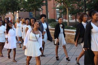 CAU's tweet photo. CAU students prepare for the president's inauguration #HappeningNow #CAU #HBCU https://t.co/obuWAYSHjH
