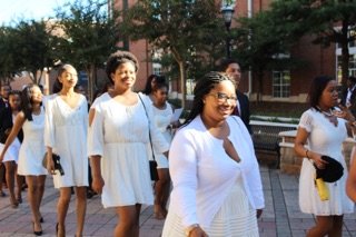 CAU's tweet photo. CAU students prepare for the president's inauguration #HappeningNow #CAU #HBCU https://t.co/obuWAYSHjH