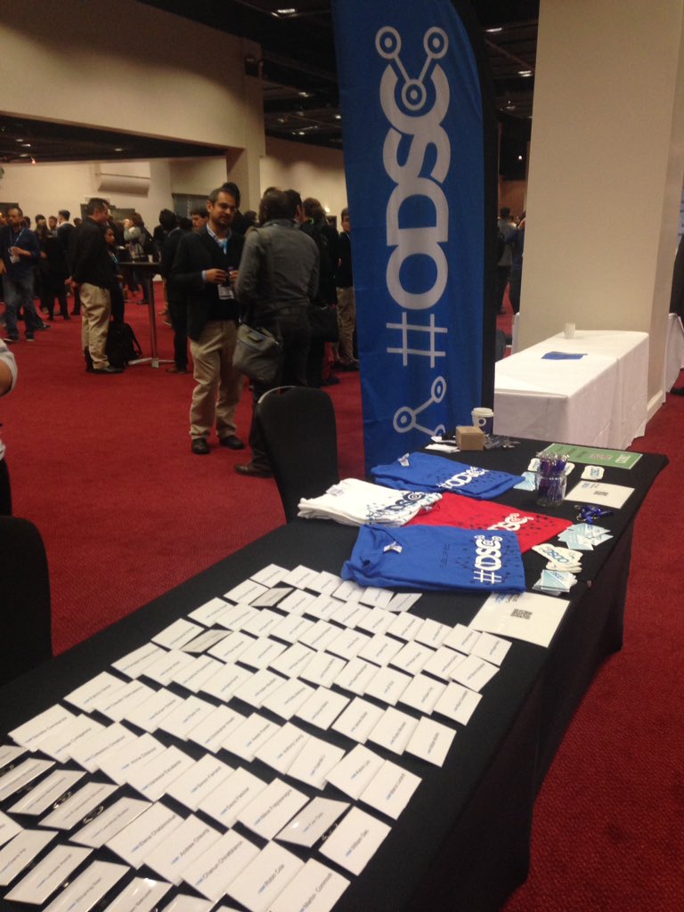 Sunnynott's tweet photo. First day of #ODSC is almost done #sofarsogood https://t.co/8TOVvdLB22