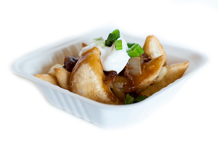 CheeseCurds's tweet photo. Apparently Perogies got their own day, & todays that day? We've made it a little special for them. #perogiepoutine #PerogiDay #PierogiDay https://t.co/AfIEzffFyB