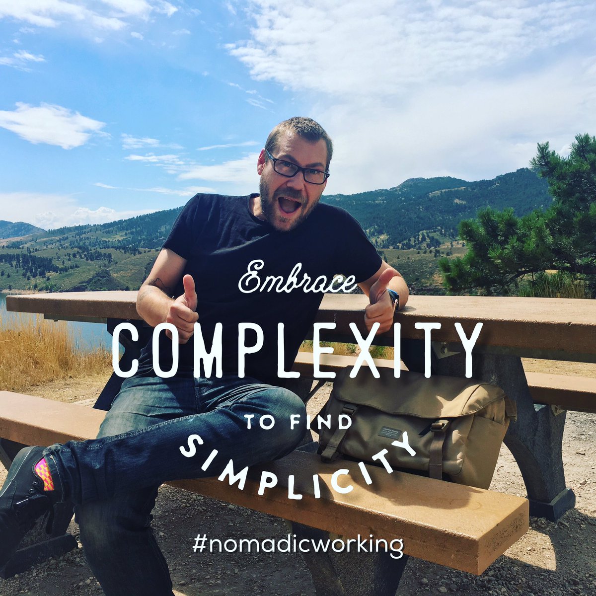 NomadicWorking's tweet photo. Embracing complexity to find simplicity #remote #nomadicworking https://t.co/OCme2QGDte