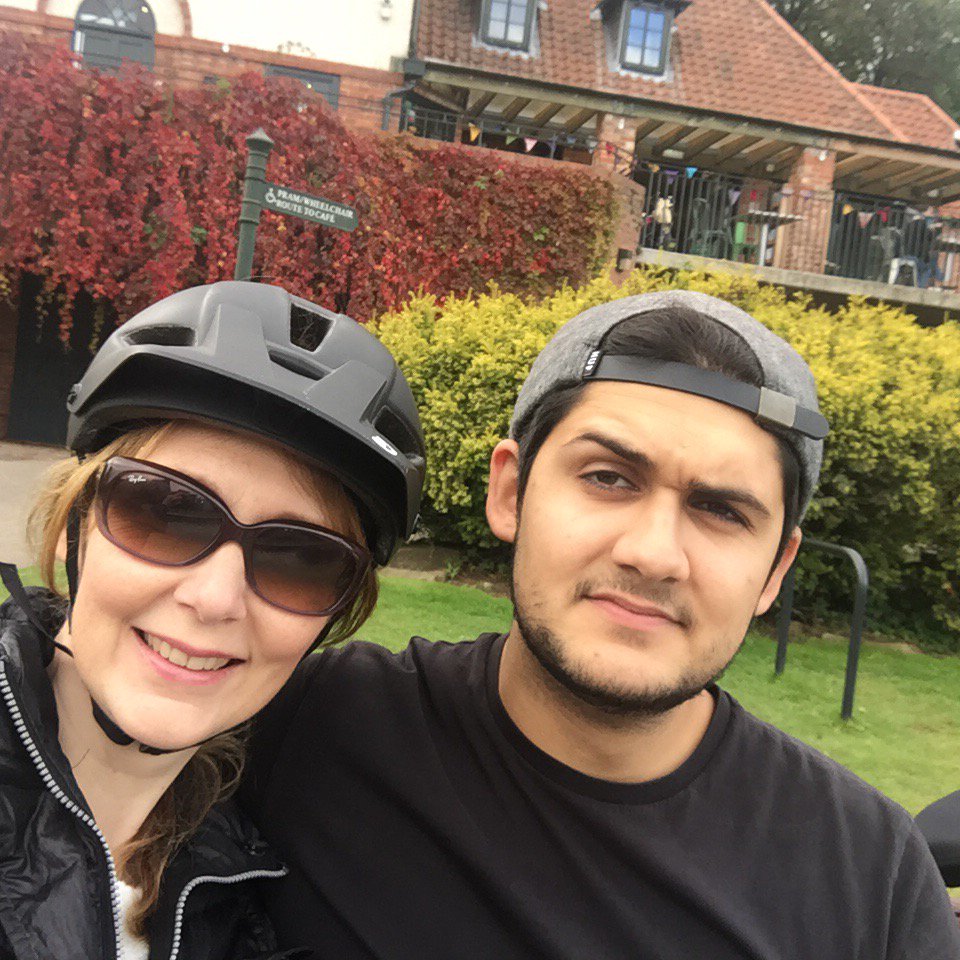 michellecorriga's tweet photo. #rowntreepark #york #sonofmine #sonsrule. First bike ride in 11 years with man of the house ❤️🚴🏻 https://t.co/peDG9cGKy8