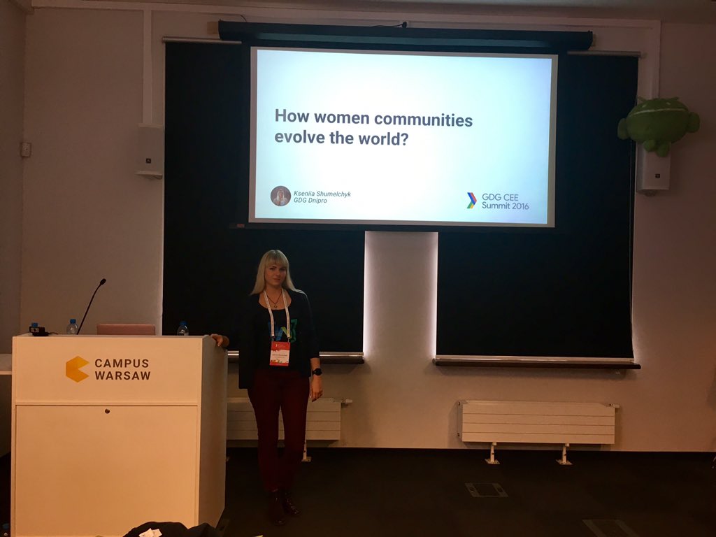 KseniiaS's tweet image. My talk about running Women Techmakers communities at GDG CEE Leads Summit #gdgdnipro #wtmukraine #gdgceesummit
