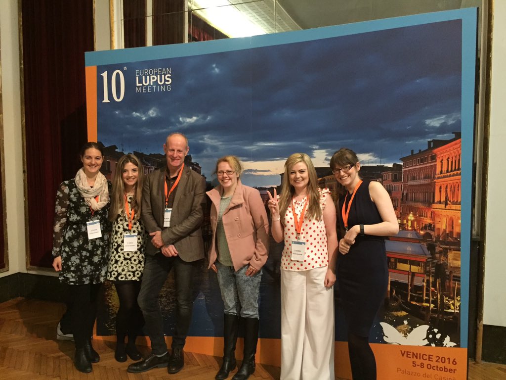 Proud of our group at #10LupusMeeting in Venice. Flying flag for #JSLE And @EATC4Kids . Well done to all!