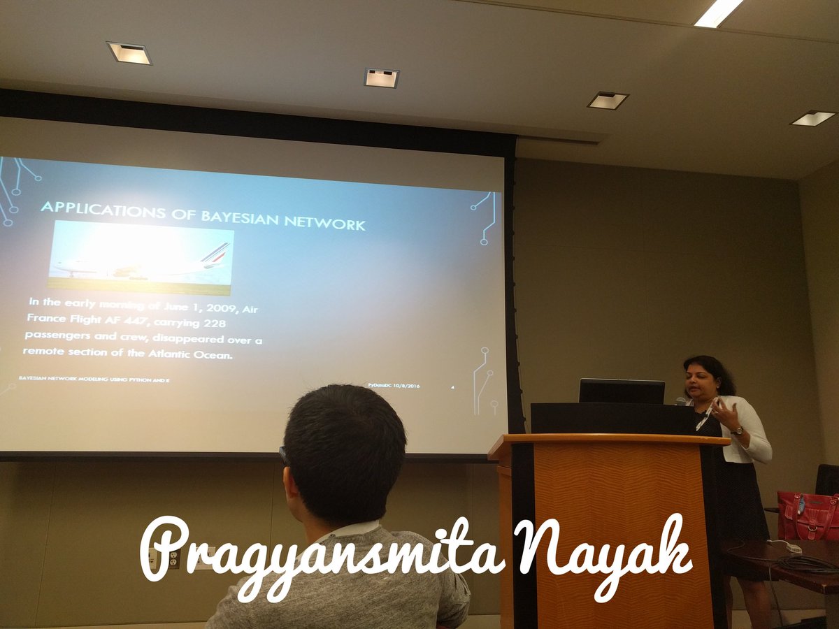 WomenDataSci's tweet image. @SorishaPragyan talking about Bayesian Modeling #pydatadc2016 #WiDS
