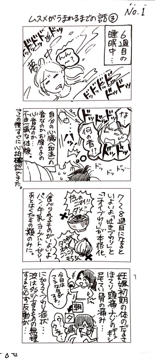 【ムスメがうまれるまでの話③】
続き!妊娠初期、つわり重症化とちょっとしたハプニングの回です。
#産前 #妊娠出産 #レポ漫画 