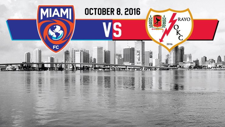 RayoOKC's tweet photo. IMPORTANT GAMEDAY INFO⤵️
VS @TheMiamiFC
📍 Ocean Bank Field
⌚️ 7 PM
🖥 @ESPN3 or @GolTV
👀🎉 @ITRBricktown
#️⃣MIAvOKC
#push4november
#needall3 https://t.co/5yZBy7Yo27
