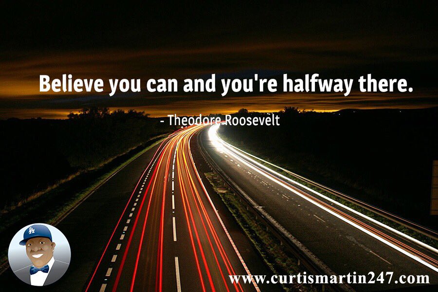 Believe you can and you're halfway there.  #believe #takeaction #success