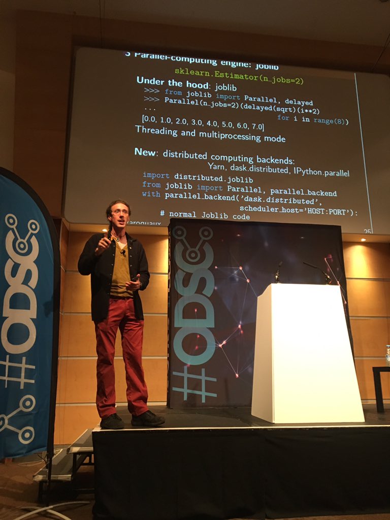 sheamusmcgov's tweet photo. #ODSC London keynote @GaelVaroquaux  Data science = statistics + code https://t.co/StOVvuwLnY