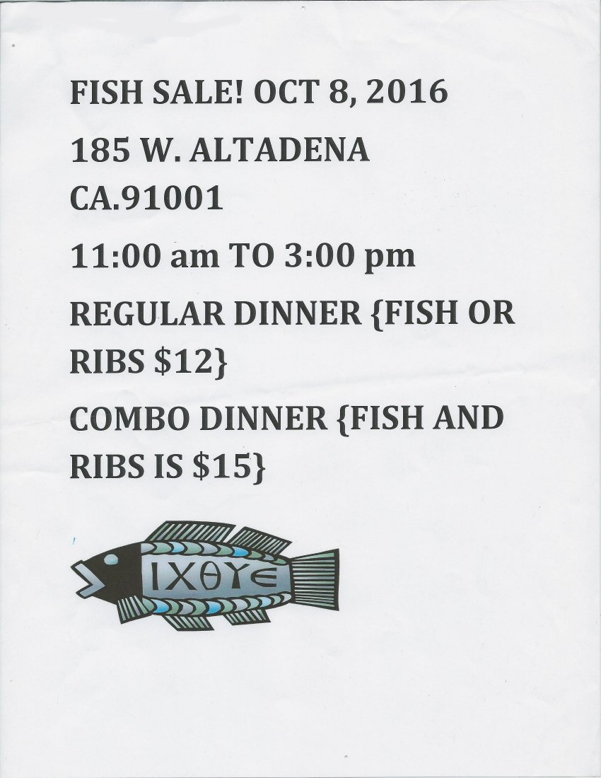 FID_Pasadena's tweet image. Fish Fry at Christ the Shepherd Lutheran Church today! The food is always great. #altadenaca #pasadenaca
