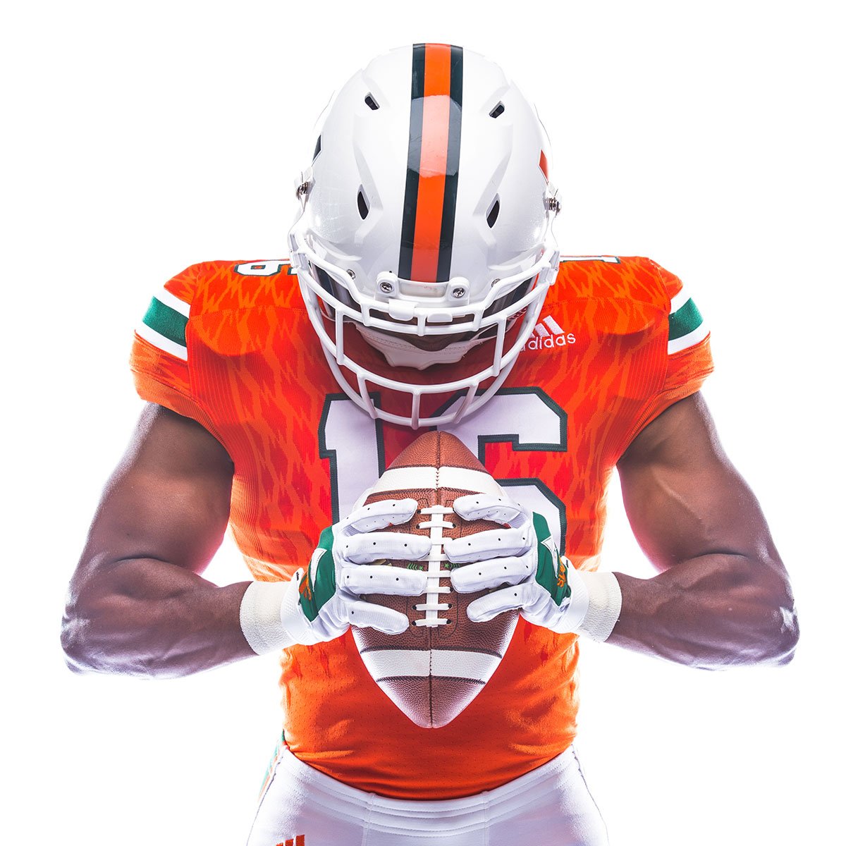 CanesFootball's tweet photo. The #LegendOfTheU uniforms officially make their debut tonight. 

#BeatFSU https://t.co/3t85XC6x5a