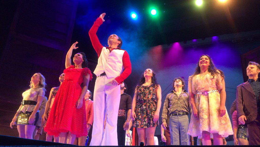cchjnb's tweet photo. Just TWO shows left for the disco-hit musical @SatNightFevSA at the @sastatetheatre definitely not to be missed. https://t.co/cBgBw1cUT9