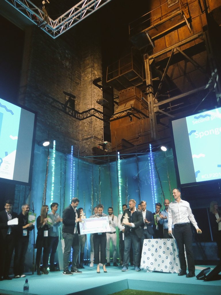 alexfarlander's tweet image. Second place: Sponge! #clp2016