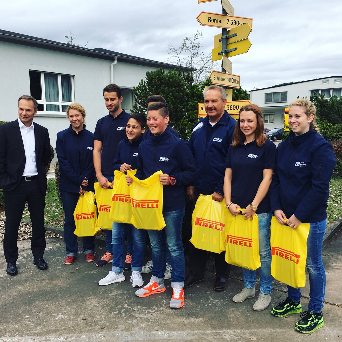MichelleHalder's tweet photo. Yesterday with ADAC Stiftung Sport at Pirelli https://t.co/zyPjc4gqeJ