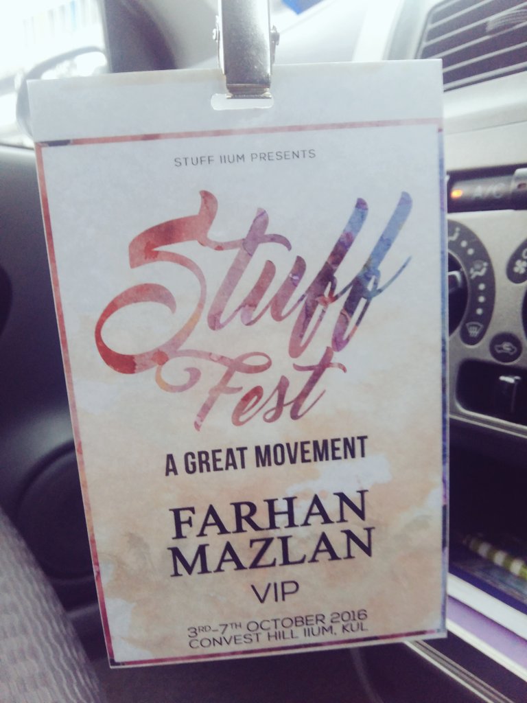 farhanmzln's tweet photo. An awesome night to remember π #STUFFFEST3.0 https://t.co/x8bl2NX0h9