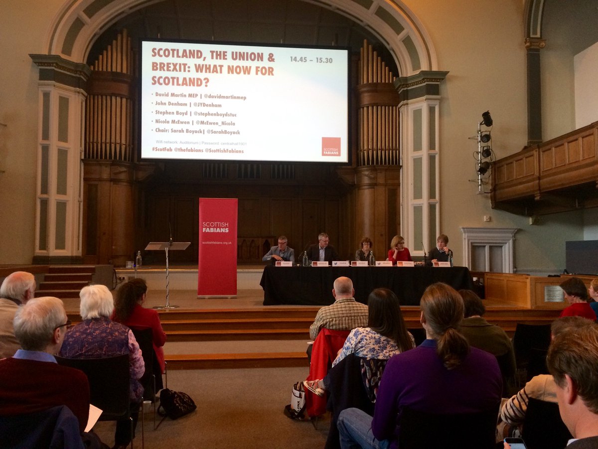 thefabians's tweet photo. Listen again to @JYDenham's keynote speech and the panel session at Scotland, the Union, and Brexit here https://t.co/J1r1GKCcDN #ScotFab https://t.co/8rRcynK9jk