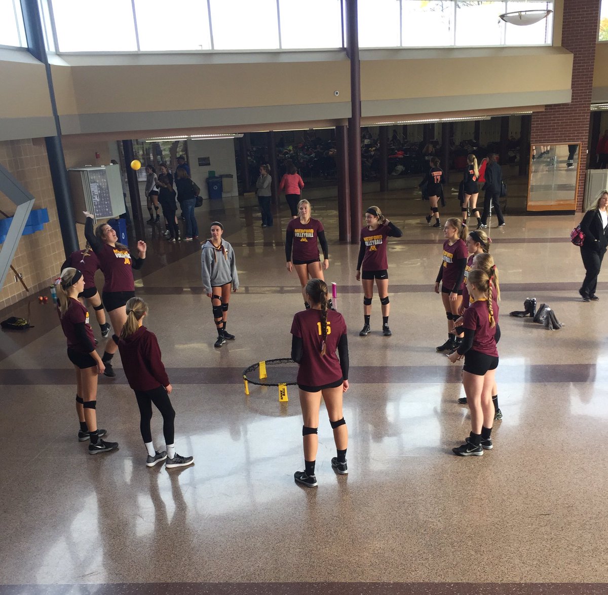 MedTigersVB's tweet photo. Playing a little Spikeball in between games at our tournament today! #Teambonding ❤️ https://t.co/nwEVAksat0