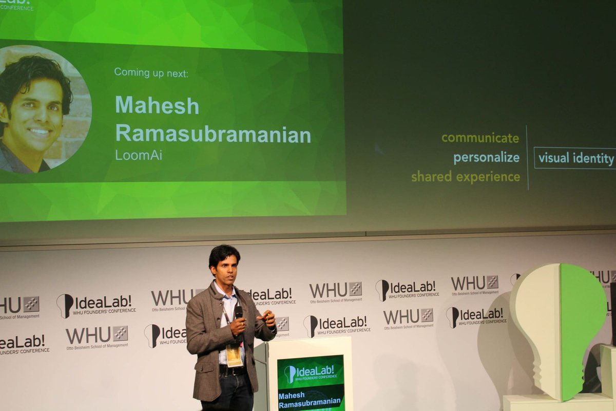 whu_idealab's tweet photo. “Every person needs a personalized digital version of oneself” -Mahesh Ramasubramanian Blog entry: https://t.co/VHsLUSXjqs #idealab16 https://t.co/6u2c3jNQtM