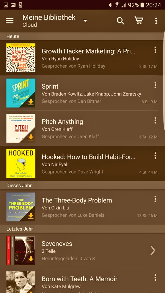 maxrabe's tweet photo. Da hab ich mir was vorgenommen... #audible #guthabenloswerden #startingup https://t.co/wkzi2izcb4