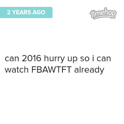 Now it's out next month