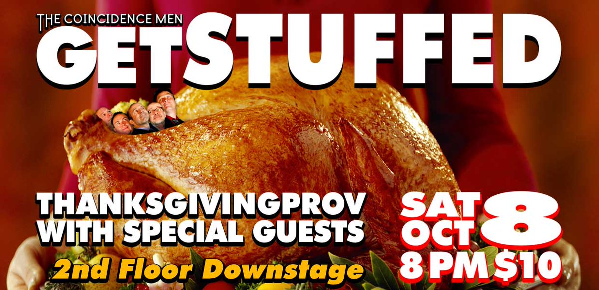 The <a href="/CoincidenceMen/">The Coincidence Men</a> give #thanks to the #comedy gods and get stuffed w/<a href="/LeBronJanesTO/">LeBron Janes</a>, Orson Whales &amp; @DevonHyland ow.ly/gPsT304ZdtL