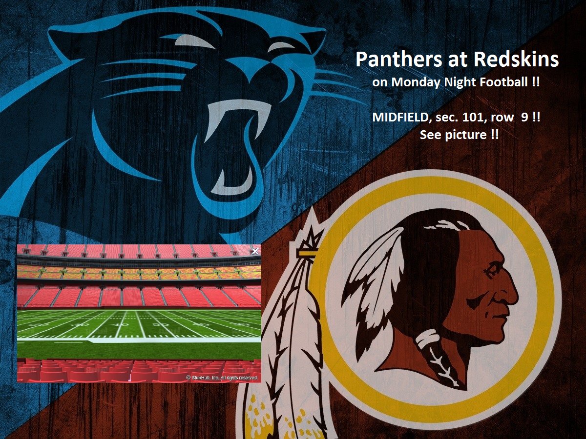 Football_ADJS's tweet photo. Win Carolina Panthers at Washington Redskins 9th Row MNF Tickets 100% FREE via @NFLVR at https://t.co/rx7Ljpb9pr #NFL #KeepPounding #HTTR https://t.co/doh0zLAyWV