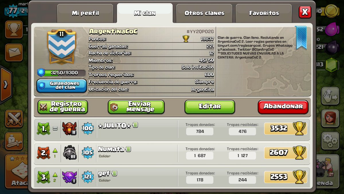 ArgentinaCoC tweet media