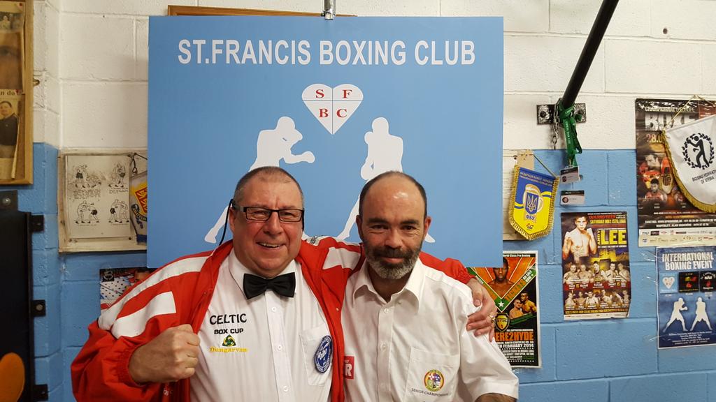 Martin fennessy and finbar o brien referee's at St francis limerick great show