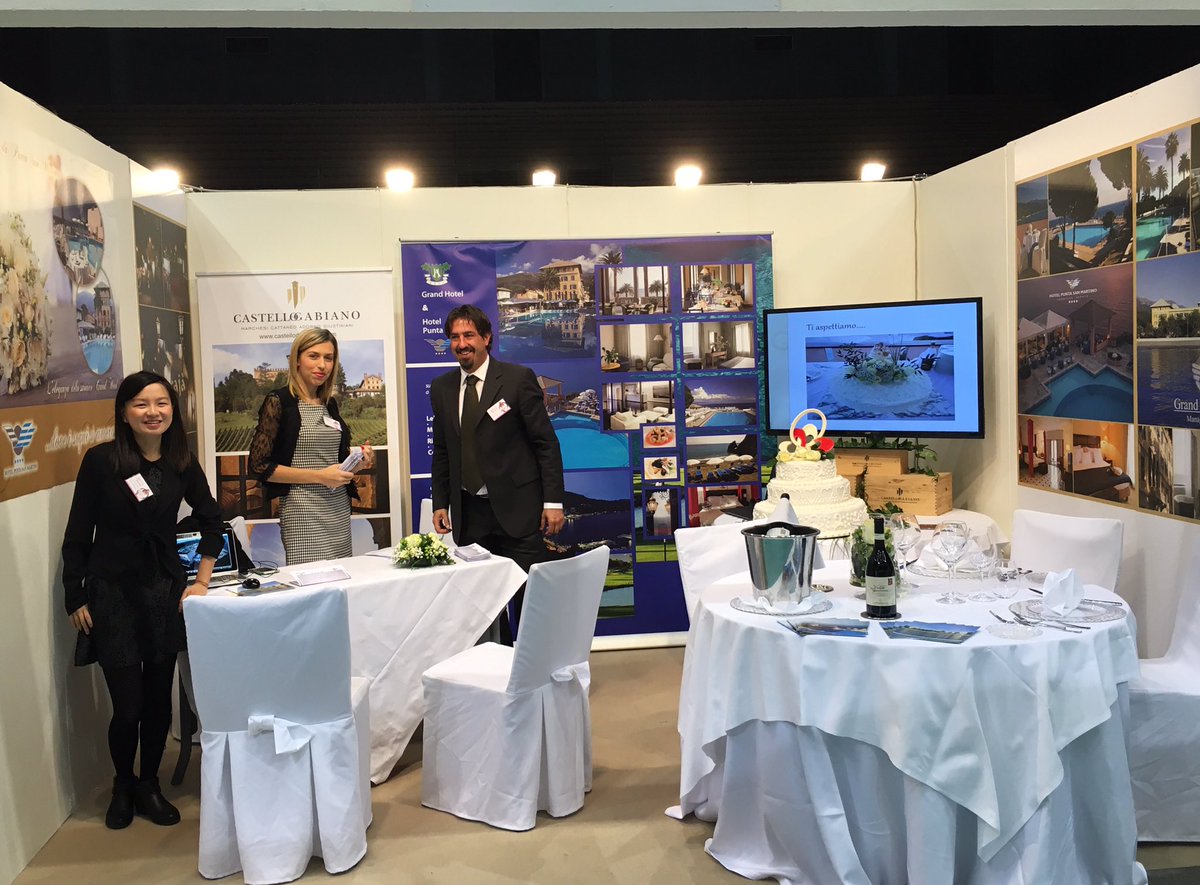 Fanghina's tweet photo. L' @ArenzanoHotels a #ExpoSposi presso #GenovaFiere
@rep_genova #GHarenzano #PuntaSanMartino https://t.co/e521G2Fdr9