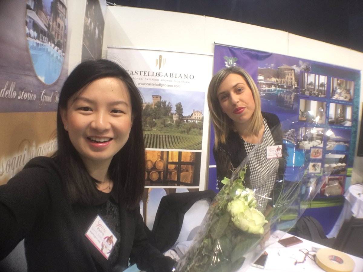Fanghina's tweet photo. L' @ArenzanoHotels a #ExpoSposi presso #GenovaFiere
@rep_genova #GHarenzano #PuntaSanMartino https://t.co/e521G2Fdr9