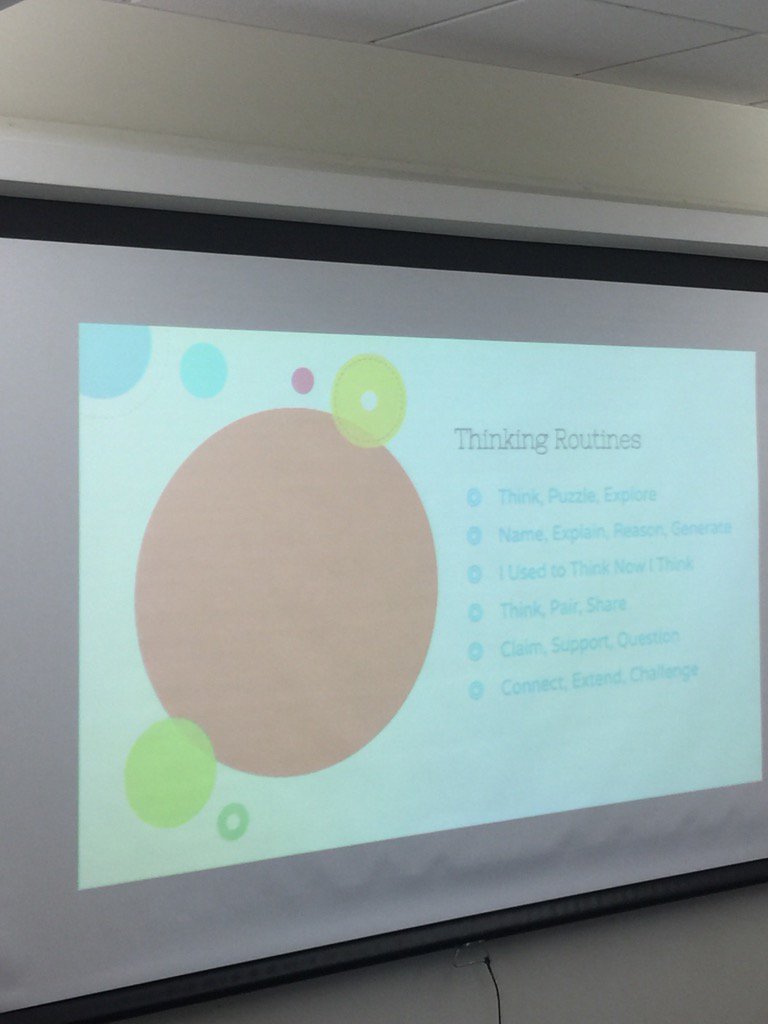 HolgateDrew's tweet photo. Connecting thinking routines and math.
#PZDC https://t.co/2pUFZsiKP6