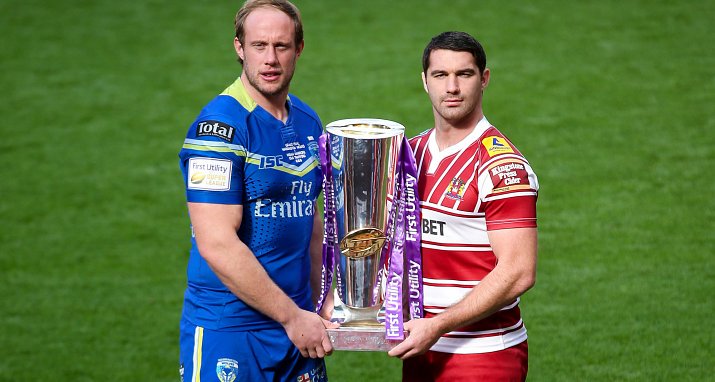 WiganWarriorsRL's tweet photo. COMPETITION!

Go on then, let's have a #GrandFinal2016 comp! RT and follow to win the shirt Matty Smith is wearing in this pic. 🍒⚪️ https://t.co/JrroHfdRBU