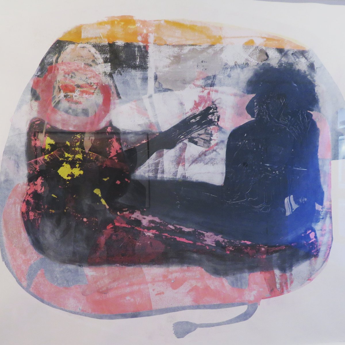 stephenmahoneym's tweet photo. #Mypix of #Artist #VictoriaChihota #WorkOfArt #Kuzvirwisa ( #FightingSelf ) #No3 of 7 #ArtWorks at her #solo #exhibition in @Tiwaniart https://t.co/b1db3tbDnF