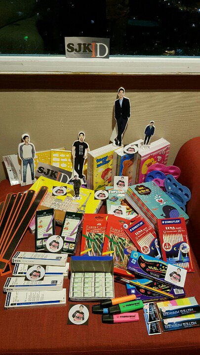 SongJoongKi_ID's tweet photo. Hasil fundraising dialokasikan utk keperluan sehari-hari dan juga keperluan belajar :) https://t.co/rwMsggJUfW