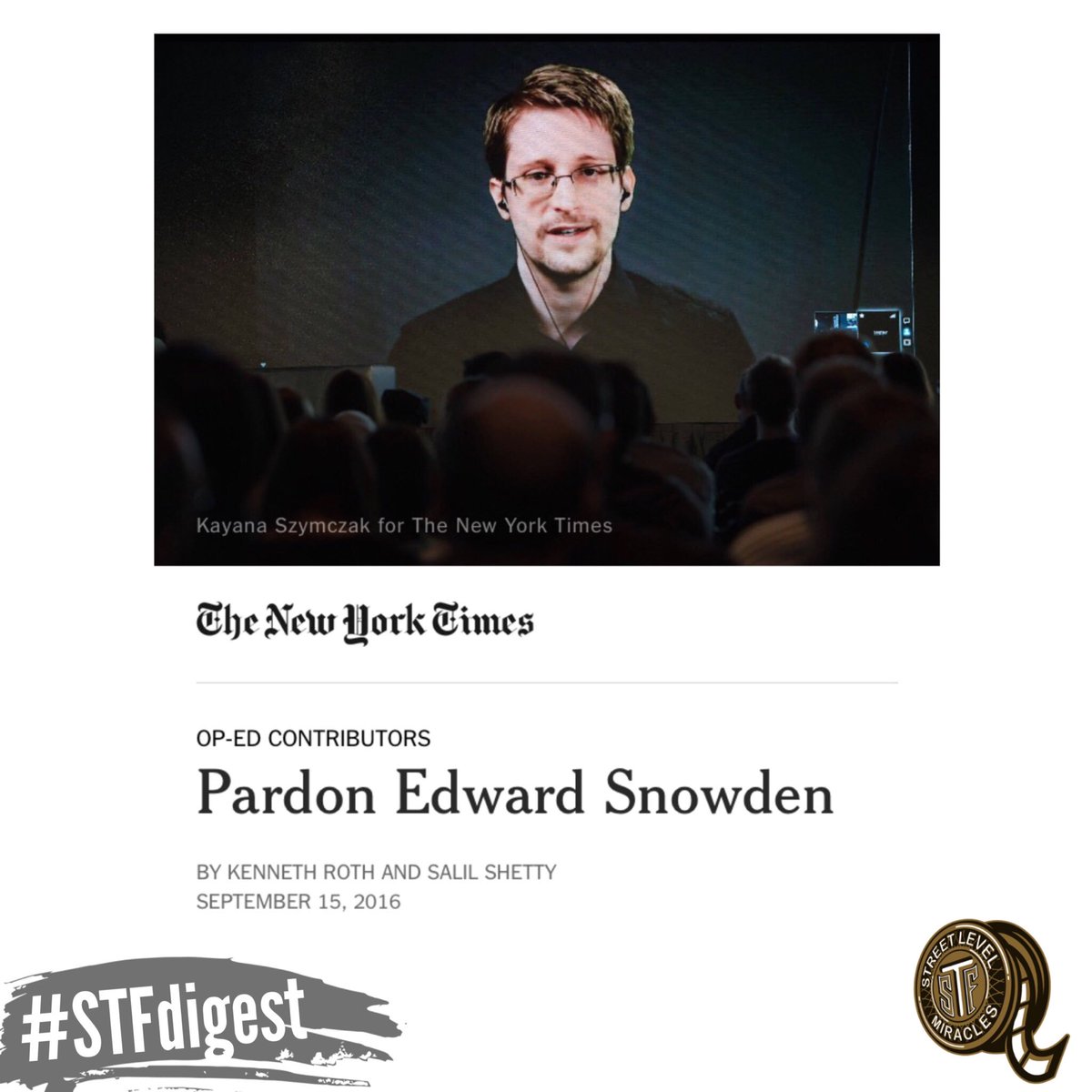 SubwayTokenFlms's tweet photo. #STFdigest | Snowden The Movie is a movie worth watching.  @Snowden 
👉🏼https://t.co/iDnoB2kzqK https://t.co/dxzz9alnLq