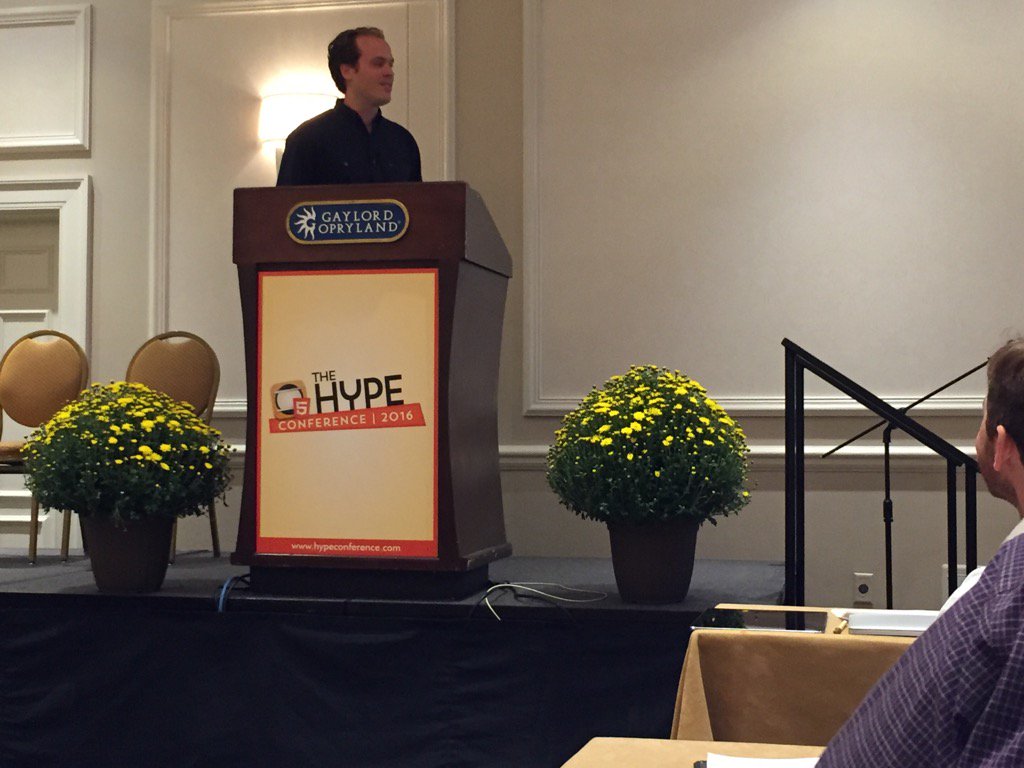 thatericguy's tweet photo. "Use animation and motion effects judiciously" @hypeapp @DanielMorgan #hypeconference https://t.co/sI9kdSPOqN