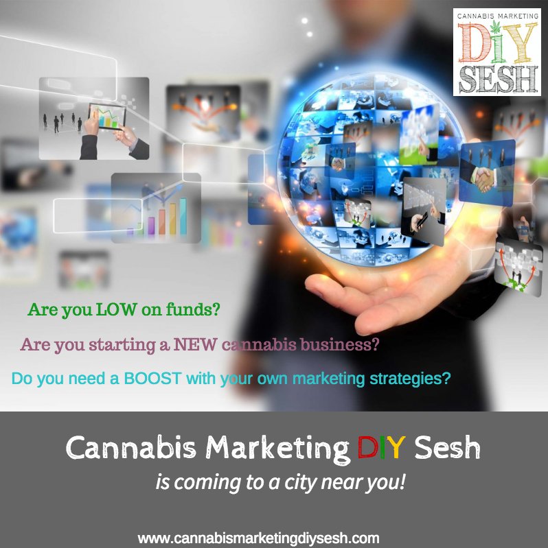 TCML_DIY_Sesh's tweet photo. Just a few spots left for the Silicon Valley #TCMLDiySesh on 10/20– Cannabis Marketing for Entrepreneurs https://t.co/lFr8dPZgtJ https://t.co/QspDWEsCIB